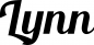 Preview: Lynn - Schriftzug aus Eichenholz
