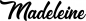 Preview: Madeleine - Schriftzug aus Eichenholz