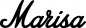 Preview: Marisa - Schriftzug aus Eichenholz