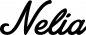 Preview: Nelia - Schriftzug aus Eichenholz