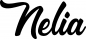 Preview: Nelia - Schriftzug aus Eichenholz