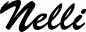 Preview: Nelli - Schriftzug aus Eichenholz