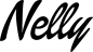 Preview: Nelly - Schriftzug aus Eichenholz