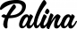 Preview: Palina - Schriftzug aus Eichenholz