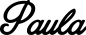 Preview: Paula - Schriftzug aus Eichenholz