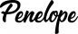 Preview: Penelope - Schriftzug aus Eichenholz