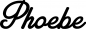 Preview: Phoebe - Schriftzug aus Eichenholz