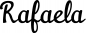 Preview: Rafaela - Schriftzug aus Eichenholz