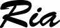 Preview: Ria - Schriftzug aus Eichenholz