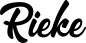 Preview: Rieke - Schriftzug aus Eichenholz
