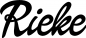 Preview: Rieke - Schriftzug aus Eichenholz
