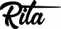 Preview: Rita - Schriftzug aus Eichenholz