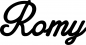 Preview: Romy - Schriftzug aus Eichenholz