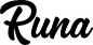 Preview: Runa - Schriftzug aus Eichenholz