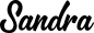 Preview: Sandra - Schriftzug aus Eichenholz