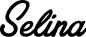 Preview: Selina - Schriftzug aus Eichenholz