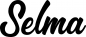 Preview: Selma - Schriftzug aus Eichenholz
