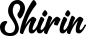 Preview: Shirin - Schriftzug aus Eichenholz