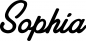 Mobile Preview: Sophia - Schriftzug aus Eichenholz