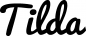Preview: Tilda - Schriftzug aus Eichenholz