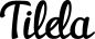 Preview: Tilda - Schriftzug aus Eichenholz