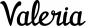 Preview: Valeria - Schriftzug aus Eichenholz