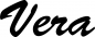 Preview: Vera - Schriftzug aus Eichenholz