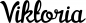 Preview: Viktoria - Schriftzug aus Eichenholz