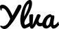 Preview: Ylva - Schriftzug aus Eichenholz