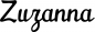 Preview: Zuzanna - Schriftzug aus Eichenholz