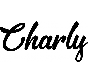 Charly - Schriftzug aus Birke-Sperrholz