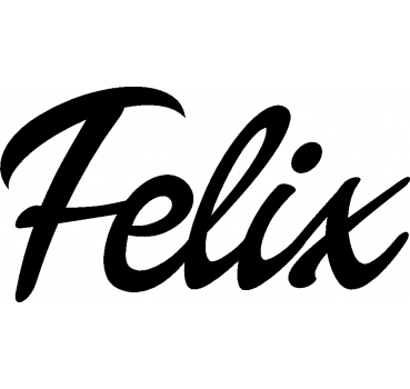 Felix - Schriftzug aus Birke-Sperrholz