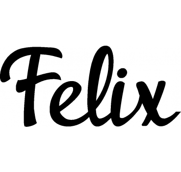 Felix - Schriftzug aus Birke-Sperrholz