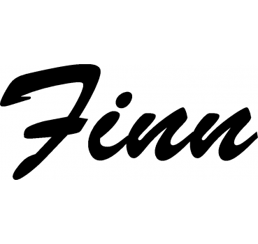 Finn - Schriftzug aus Birke-Sperrholz
