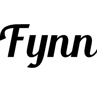 Fynn - Schriftzug aus Birke-Sperrholz