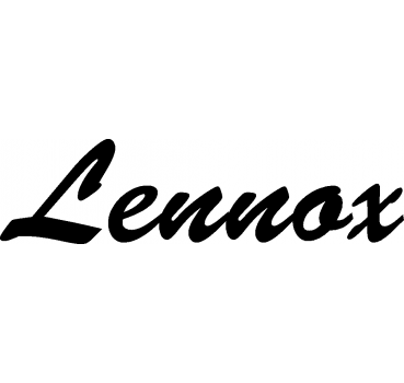 Lennox - Schriftzug aus Birke-Sperrholz
