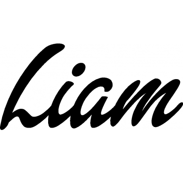 Liam - Schriftzug aus Birke-Sperrholz