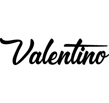Valentino - Schriftzug aus Birke-Sperrholz