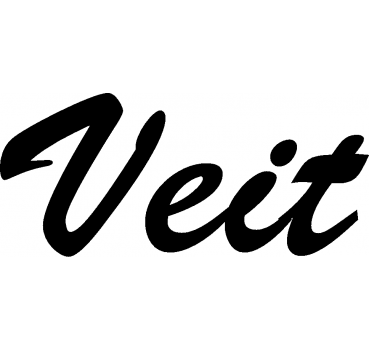 Veit - Schriftzug aus Birke-Sperrholz