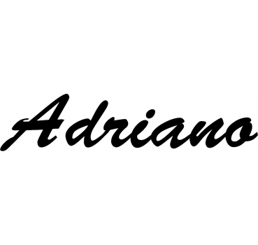 Adriano - Schriftzug aus Buchenholz