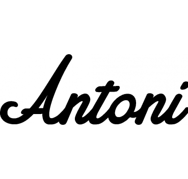 Antoni - Schriftzug aus Buchenholz