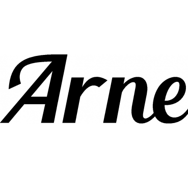 Arne - Schriftzug aus Buchenholz