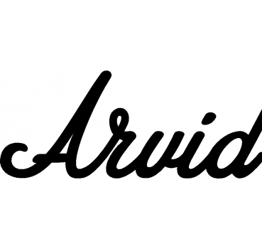 Arvid - Schriftzug aus Buchenholz