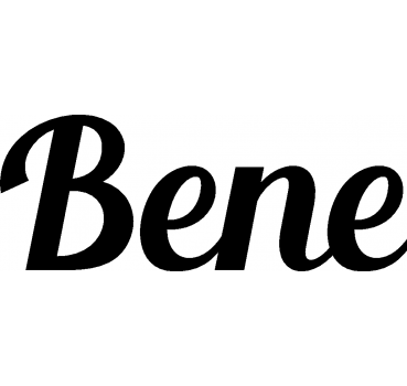 Bene - Schriftzug aus Buchenholz