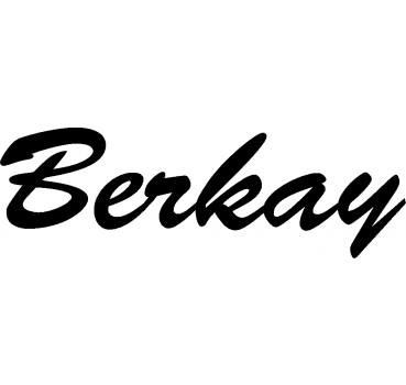 Berkay - Schriftzug aus Buchenholz