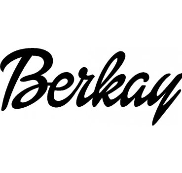 Berkay - Schriftzug aus Buchenholz