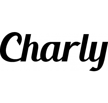 Charly - Schriftzug aus Buchenholz
