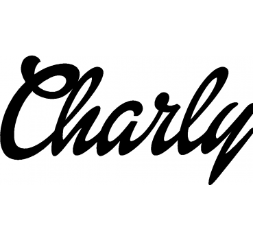 Charly - Schriftzug aus Buchenholz