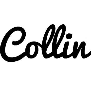 Collin - Schriftzug aus Buchenholz