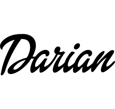 Darian - Schriftzug aus Buchenholz